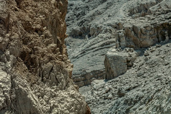 死海附近的悬崖 — 图库照片