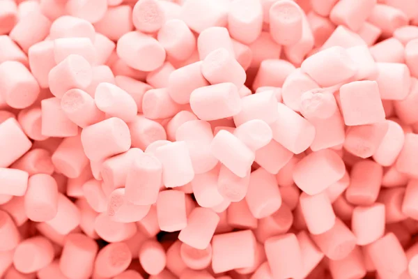 Achtergrond of textuur van kleurrijke mini marshmallows. — Stockfoto