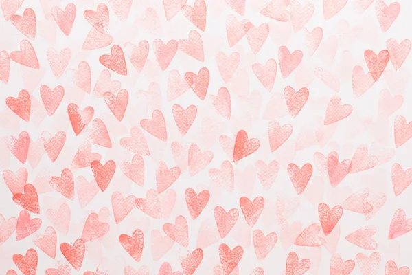 Abstrakte Aquarell Herz Hintergrund. Konzept Liebe, Valentine da — Stockfoto