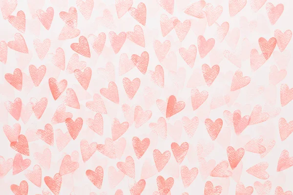 Abstrakte Aquarell Herz Hintergrund. Konzept Liebe, Valentine da — Stockfoto