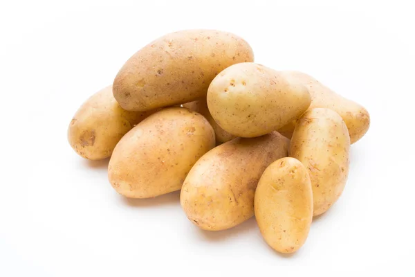 New potato isolated on the white background. — Stock Photo, Image