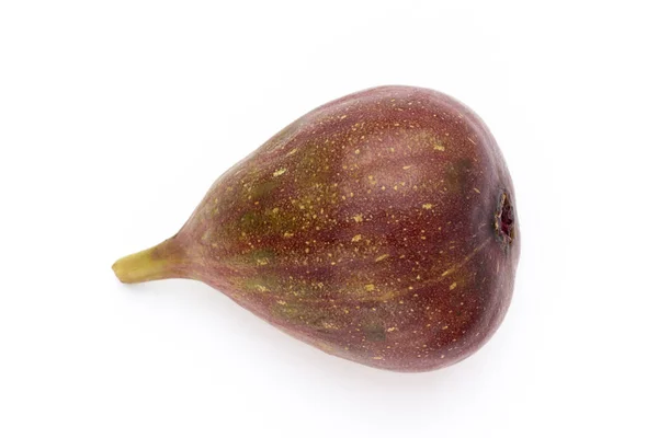 Fig vruchten geïsoleerd op een witte achtergrond. Bovenaanzicht. Plat lag patt — Stockfoto
