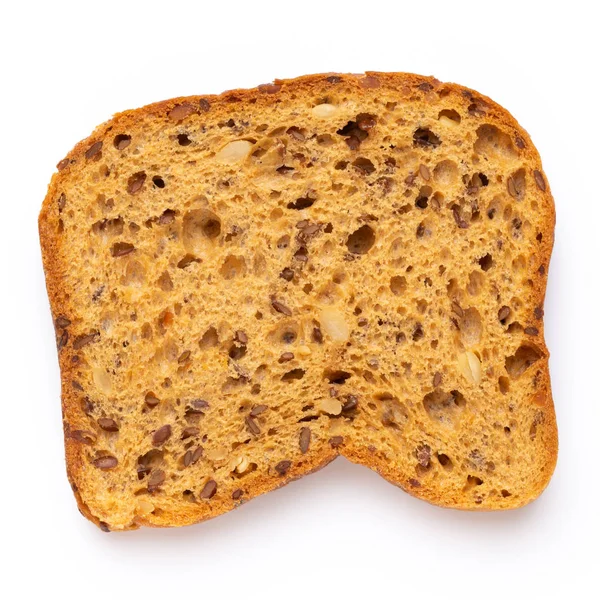 Roggebrood op een witte achtergrond. — Stockfoto