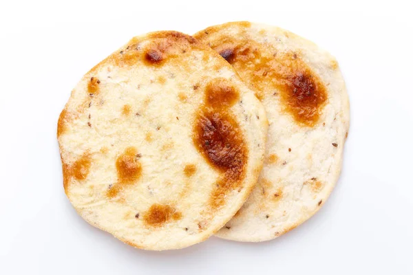 Flatbreads. Арабські хліб ізольовані на білому тлі. — стокове фото