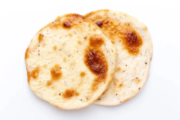 Flatbreads. Arap beyaz arka plan üzerinde izole ekmek.