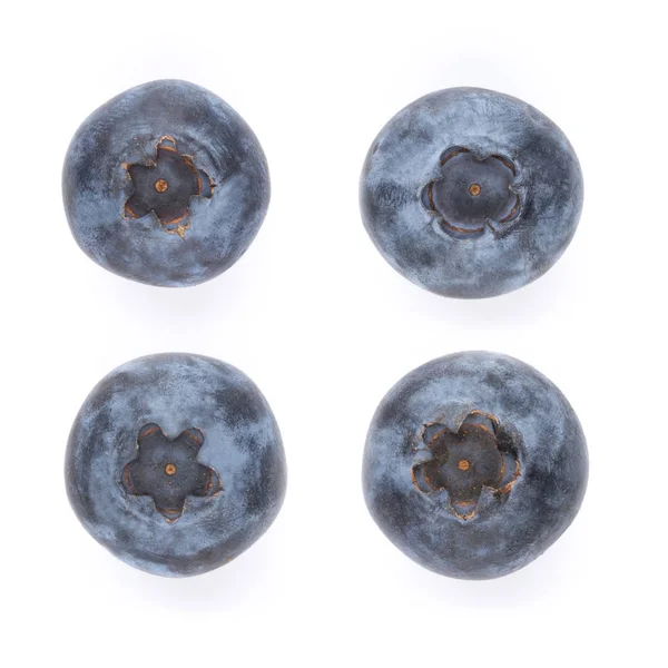 beyaz zemin üzerine taze yaban mersini.