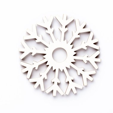 Beyaz bir arka planda Noel dekoru yakın plan. İzole edilmiş - Resim