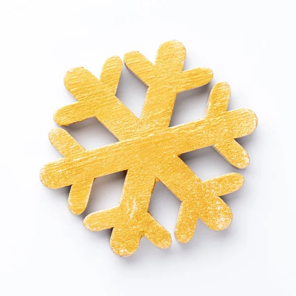 Beyaz bir arka planda Noel dekoru yakın plan. İzole edilmiş - Resim