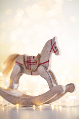 Dekoratif yıldızlı Noel arkaplanı.