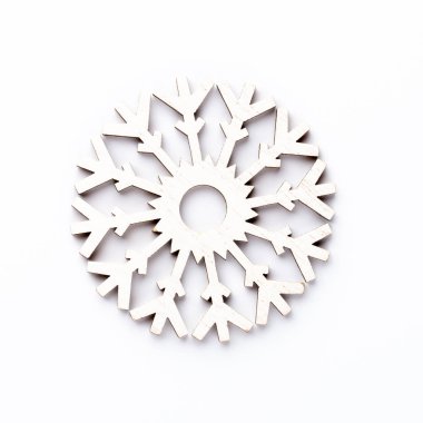 Beyaz bir arka planda Noel dekoru yakın plan. İzole edilmiş - Resim