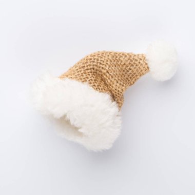 Beyaz bir arka planda Noel dekoru yakın plan. İzole edilmiş - Resim