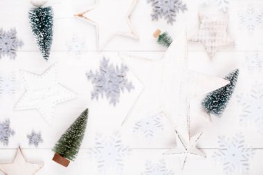 Noel dekor ve süs tarzında Noel arkaplanı.