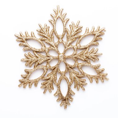 Beyaz bir arka planda Noel dekoru yakın plan. İzole edilmiş - Resim