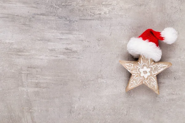 Noel dekorasyon yıldızları, Noel tebrik kartı. - Görüntü