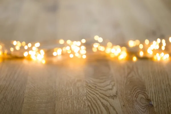 Kerstwens kaart. Feestelijke decoratie op bokeh achtergrond. — Stockfoto