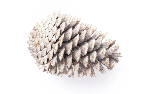 Beyaz bir arka planda Noel dekoru yakın plan. İzole edilmiş - Resim