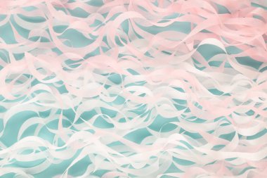 Desenli ipek kağıt pembe ve mavi renk, arkaplan.