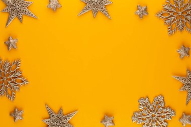 Parlak Dekorlu Noel Arkaplanı.