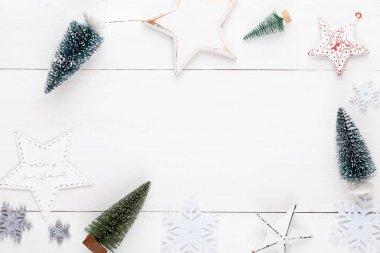 Noel dekor ve süs tarzında Noel arkaplanı.