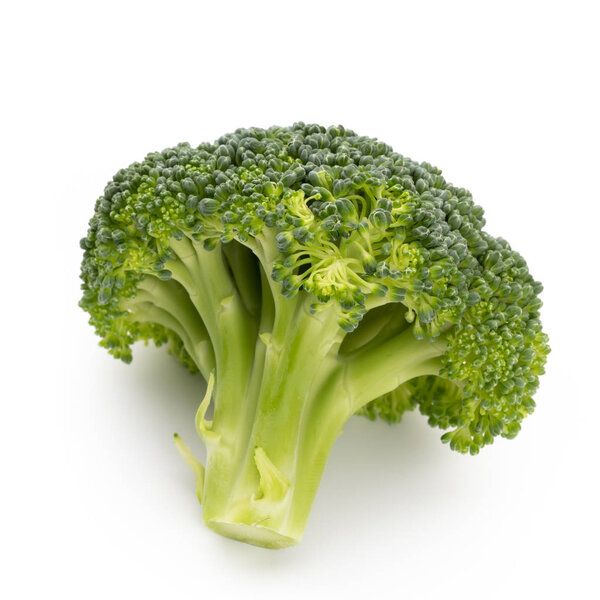 Broccoli isolated on a white background. 