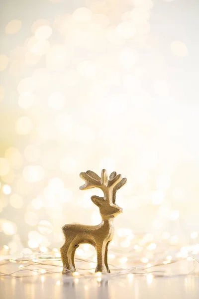 Christmas bokeh background with decorative star. — Stock Photo, Image