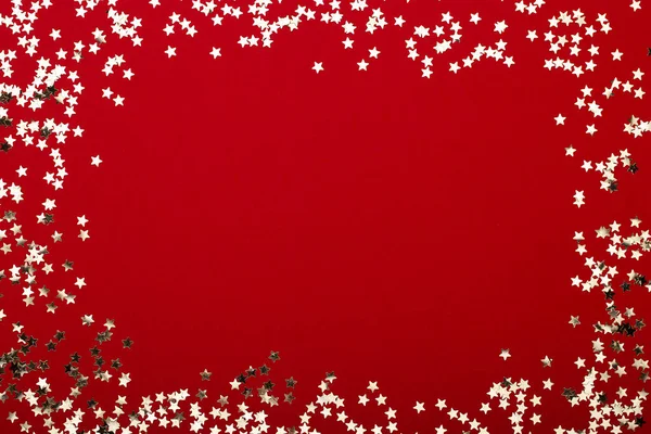 Glittering Christmas Background Star Dust Golden Glitter Holidays Background Web — Stock Photo, Image