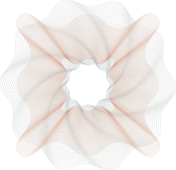 Düzenlenebilir Guillochlu vektör desen