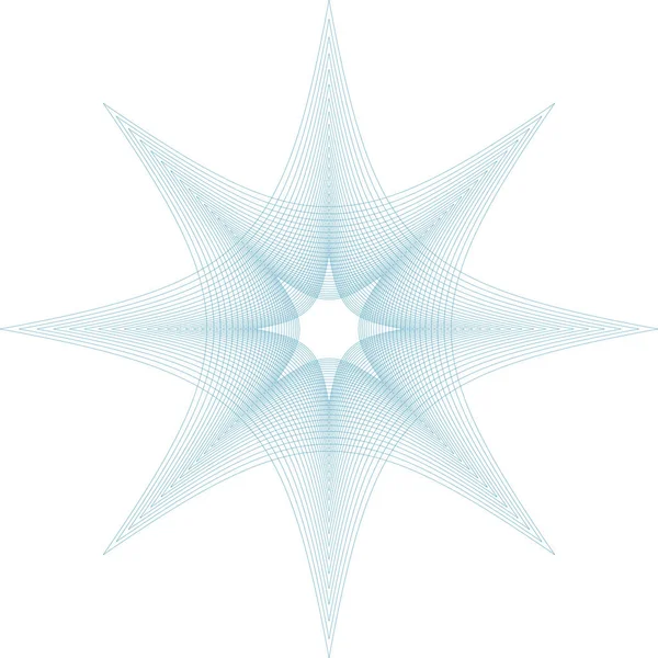 Modèle Vectoriel Guilloché Modifiable — Image vectorielle