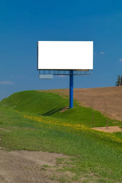 Background for design, billboard on city street and along road