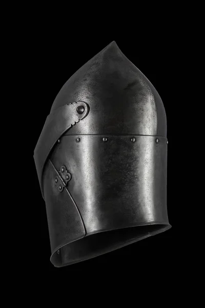 medieval knight\'s helmet, antique grand bascinet