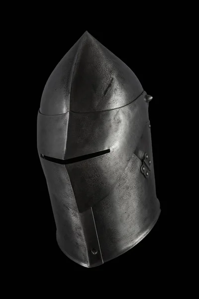 medieval knight\'s helmet, antique grand bascinet
