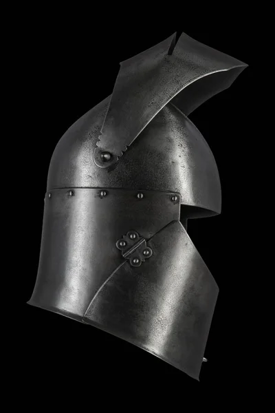 medieval knight\'s helmet, antique grand bascinet