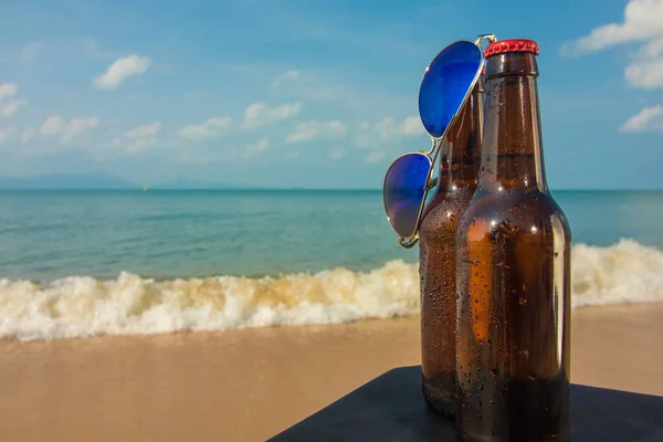 Beer on a beach — Stock Photo © VolodymyrBur #5831481