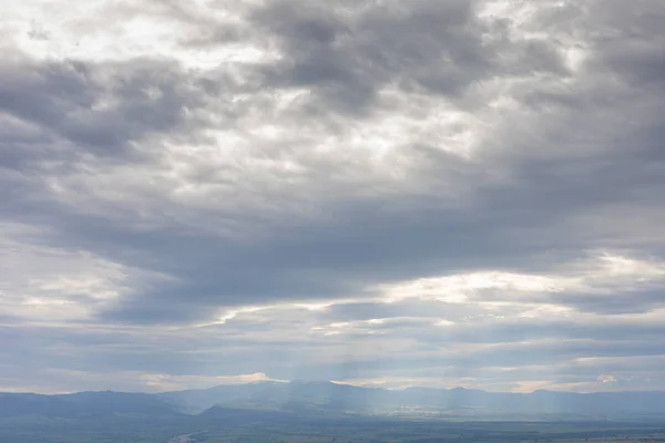 White soft cloud texture on blue sky background