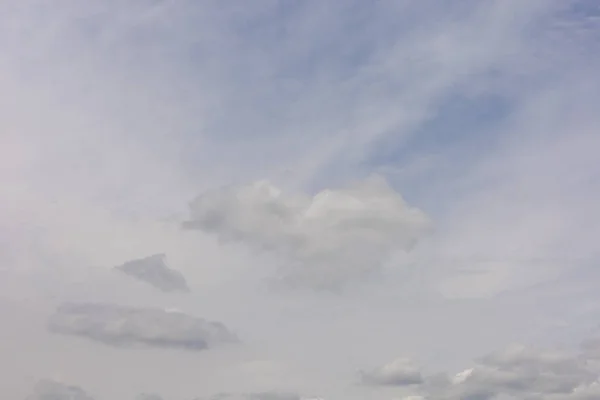 White soft cloud texture on blue sky background