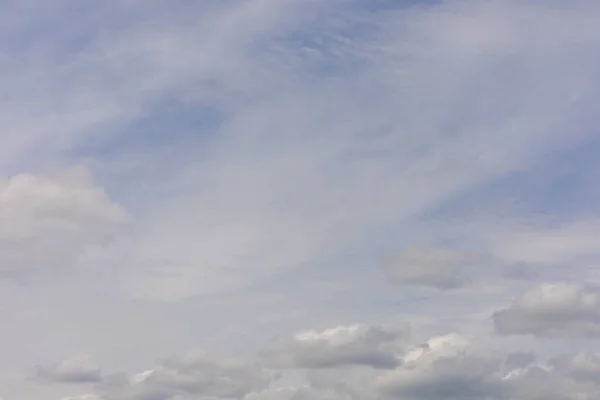 White soft cloud texture on blue sky background