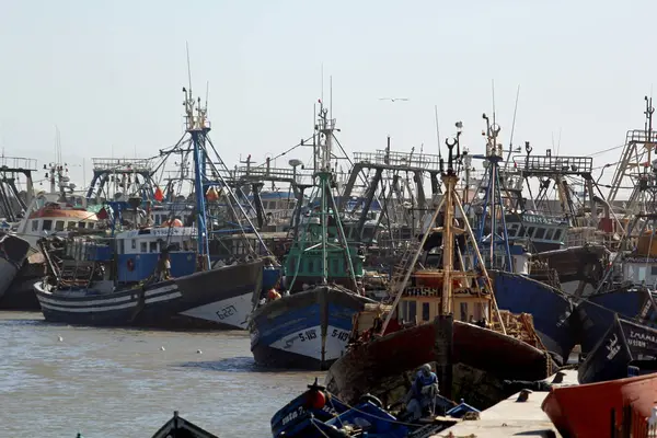 Barche da pesca Essaouira — Foto Stock