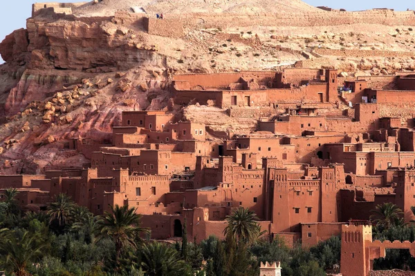 Eski Kasbah Moroccos desertic kırsalında bulundu