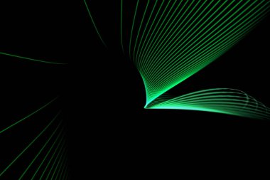 bilgisayar Derma çizgi siyah arka plan üzerine oluşturulan