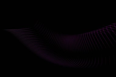 bilgisayar Derma çizgi siyah arka plan üzerine oluşturulan