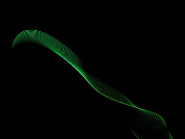 bilgisayar Derma çizgi siyah arka plan üzerine oluşturulan