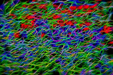 soyut doğrusal fantezi neon arkaplan çizimleri fütüristik desenli