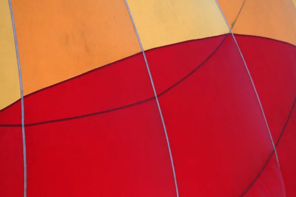 Heißluftballon Stoffmuster mit verschiedenen Farben und Linien — Stockfoto