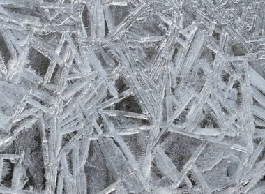 Kış Gölü doku arka plan üzerinde buz 