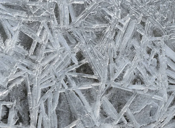 Kış Gölü doku arka plan üzerinde buz 