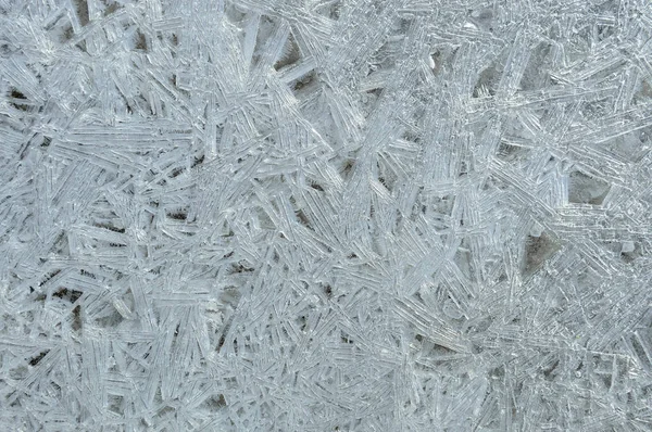 Eis Auf Dem Wintersee Textur Hintergrund — Stockfoto