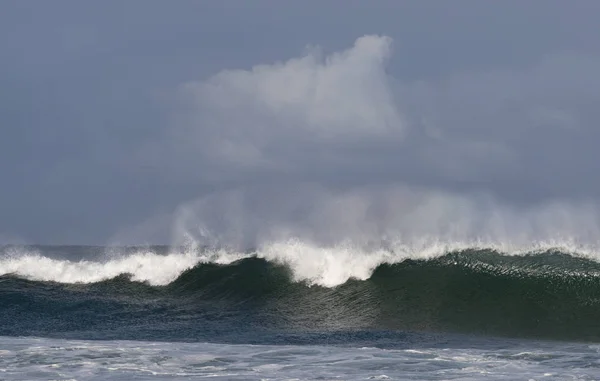 Paysage Marin Puissante Vague Océanique Surface Océan Vague Brise Sur — Photo