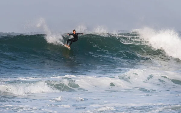 Mossel Bay Südafrika Juli 2019 Surfen Auf Den Wellen Surfer — Stockfoto