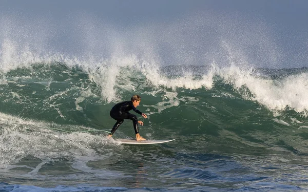 Mossel Bay Südafrika Juli 2019 Surfen Auf Den Wellen Surfer — Stockfoto