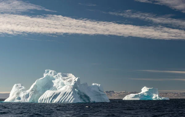 Icebergs Disko Bay Groenland — Photo